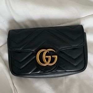 Gucci Supermini Marmont Matelassé Leather Bag